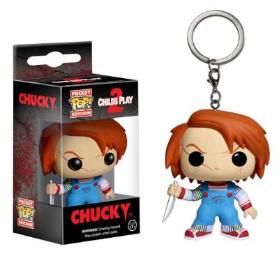 China Child Pokect Noise Funko Key Chain Toys Of Chucky Keychain Action Figure Model Cute Gift Game Cut Cartoon Key Chain for sale