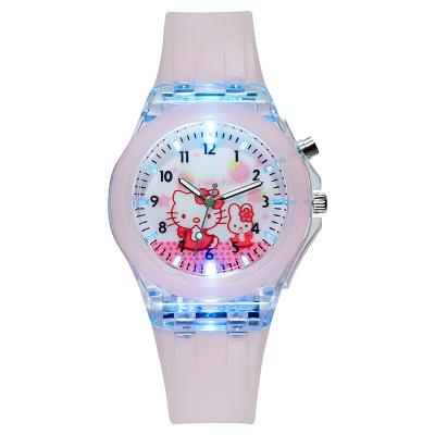 China Bright clever kids love it! ! lovely hello kitty luminous watch children watches cartoon for sale