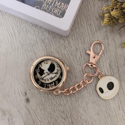 China Unique Pocket Watch Pocket Watch Sweet Creeper The Nightmare Before Christmas Cartoon Pocket Watch for sale