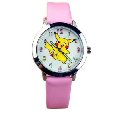 China 2021 New Hot Selling Water Resistant Children's Cartoon Watch Kids Push Monday Pika Chu Kids Watches Children Water Resistant Girls Boys for sale