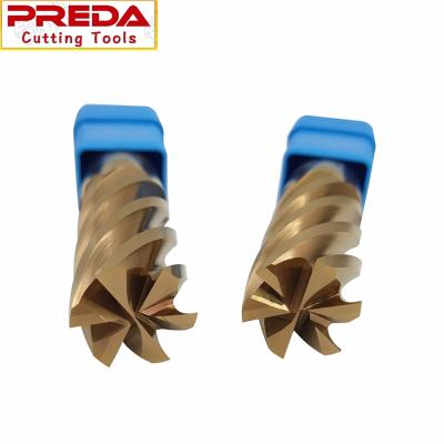 China Metal Work Tool 6 Flutes HRC55 20mm Solid Carbide Finish Milling Cutter For Stainless Steel for sale