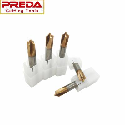 China HRC60 CNC Process Tungster Carbide Tools 8mm Corner Rounding End Mills For Wood for sale