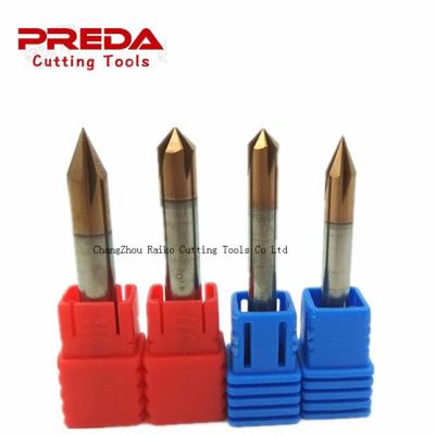 China Changzhou Raiko CNC Cutting Tool HRC55 Solid Carbide TISIN Router Coating Wood Bits Chamfers End Mill Milling Cutter Ferramentas for sale