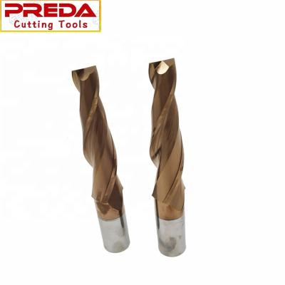 China PREDA Cutting Machine CNC Solid Carbide 18mm Square Taper End Mill for sale