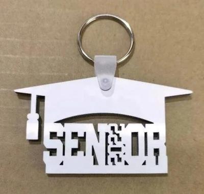 China 2022 TOP MDF Wood Wood Sublimation Key Chain Masks For Decoration for sale