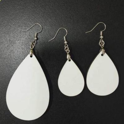 China FASHIONABLE Sublimation Earrings Wooden Blanks with Earring Hooks and Jump Rings for sale