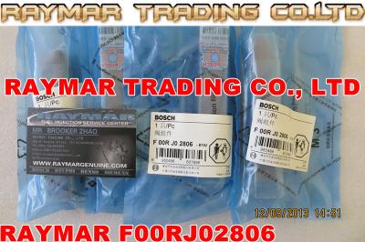 China Válvula común F00RJ02806, F00RJ01704 del inyector del carril de BOSCH en venta