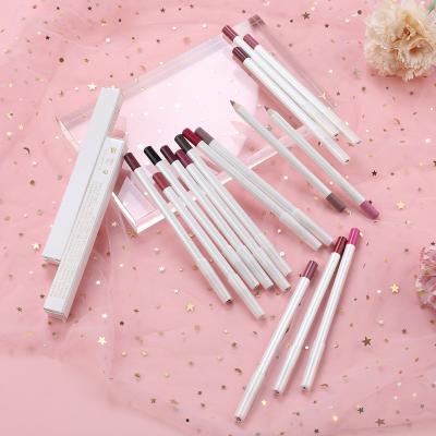 China Best Selling OEM Private Label Lip Liner Waterproof Cosmetic Lip Liner Waterproof Pencil for sale