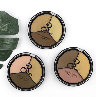 China Highlighter Bar Powder Contour Make Contour Palette Pressed Powder Private Label Vegan Makeup Contouring and Highlighting Palettes for sale