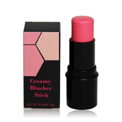 China Waterproof Make Your Own Logo Makeup Blush Tint Cruelty Free 10 Color Blusher Stick for sale