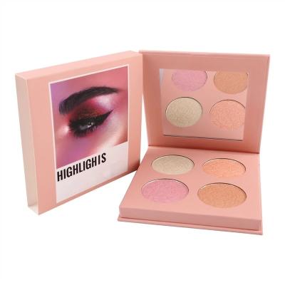 China Waterproof Durable Matte Blush Palette With Custom LOGO Label for sale