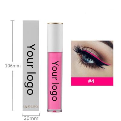 China Private Label Waterproof Colored White Liquid Eyeliner Waterproof Vegan Vegan And Cruelty Free Makeup for sale