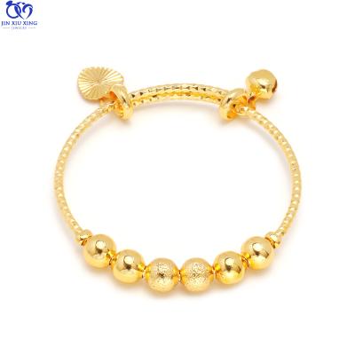 China Hot Popular Vintage Jxx 24K Gold Baby Jewelry Baby Bangle Kid Bangles Push-Up Jewelry Wholesale Factory for sale