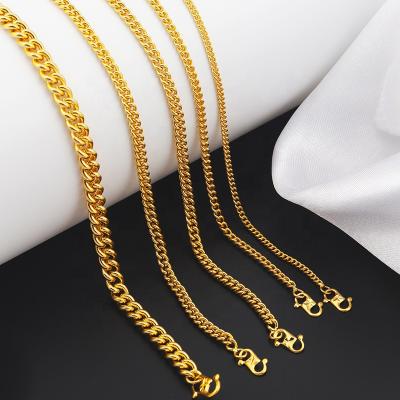 China JXX XL-07-6N Link Chain Hip Hop CLASSIC Cuban Brass Necklace + Hip Hop Zirconia Necklace for sale