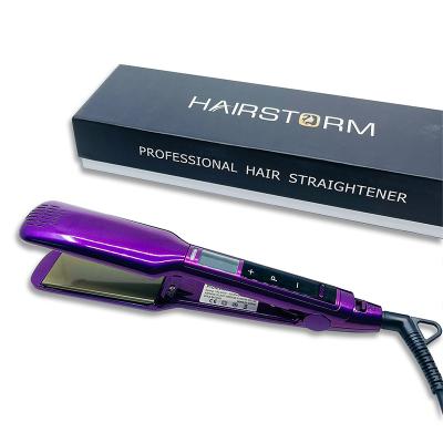 China Best Titanium Hair Straightener Factory Wholesaler Touch Screen Titanium Flat Irons Oversized Dish Saves Straight Hair Time for sale