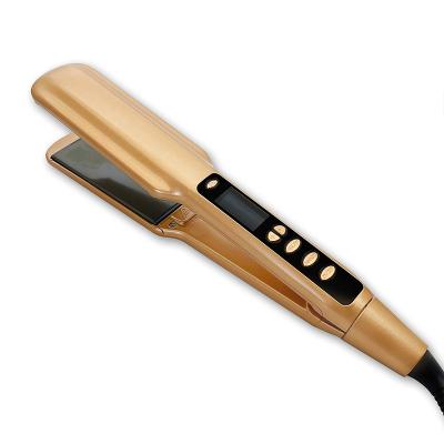 China Best Selling High Quality Flat Iron Hot Selling Gold Car Hair Straightener Custom Titanium for sale