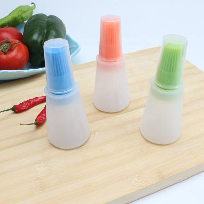 China Viable Silicone Cooking Grill Barbecue Baking Pastry Oil Bottle Brush for sale