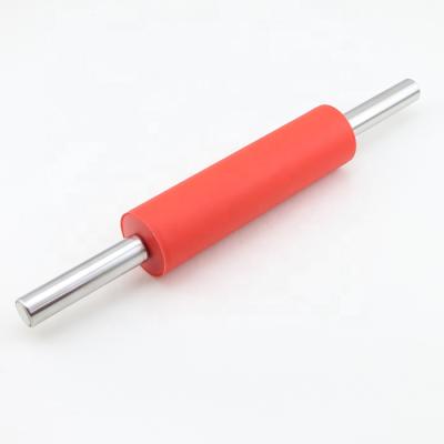 China Stainless Steel Handle Silicone Cover Sustainable Pastry Pin for sale