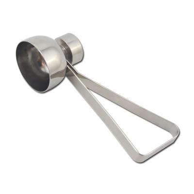 China Mini Stainless Steel Egg Opener viable for raw, soft or hard egg shell disposal for sale