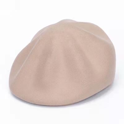 China Luxurious Hot Selling New Picture Wholesale Vintage And Elegant Plain Female Beret Hat For Women for sale