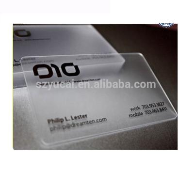 China Plastic Factory Sell Discount VIP Plastic PVC Custom Business Card With Logo for sale