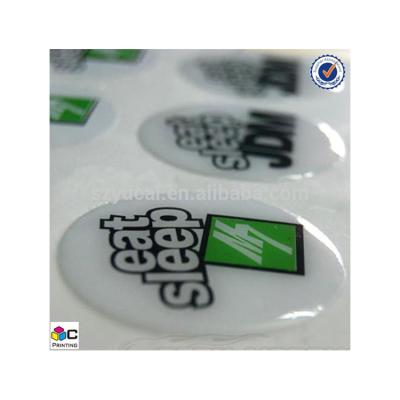 China Hot Sale Custom Clear Resin Dome PVC Epoxy Sticker SOFT OR HARD for sale