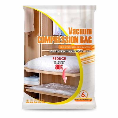 China Universal Hand Rolled Vacuum Compression Storage Bag With Hand Pump And Automatic Pump for sale