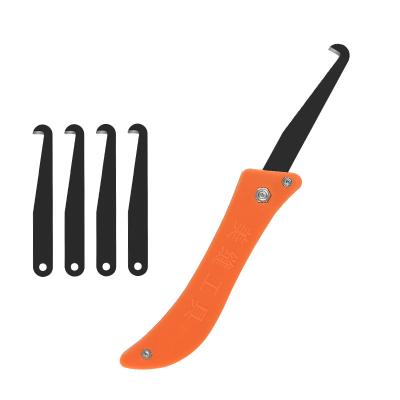 China Tile Beauty Seam Joining Knife Golf Club Handle Change Remover Tool Knife With Hook Blade EZ-2701 for sale