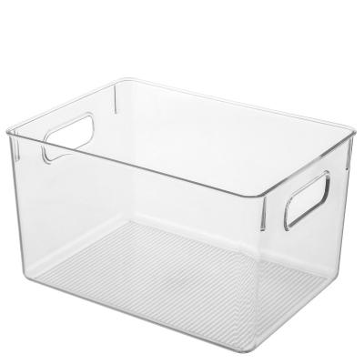 China Refrigerator Storage Box Storage Box Transparent Food Preservation Easily Cleaned for sale