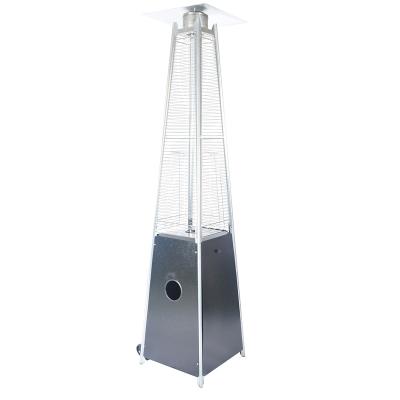 China Stored Outdoor Pyramid Quartz Glass Tube Propane Patio Heater for sale