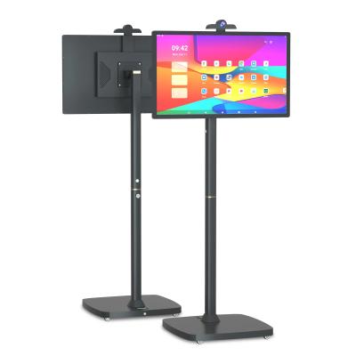 China 27inch Standbyme Movable Smart TV Android10 no lag  Live broadcast available Mobile smart Tv with roller for sale