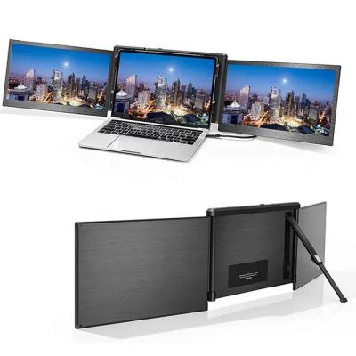 China 14 Inch Portable Triple Monitor For Laptop Screen Extender 300 Cd/M² 25ms for sale