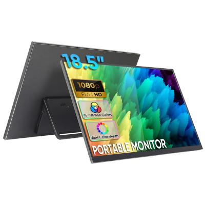 China Ultra Slim Ips Portable Usb C Touch Monitor  18.5 Inch 1080P HDR Travel Second Monitor for sale