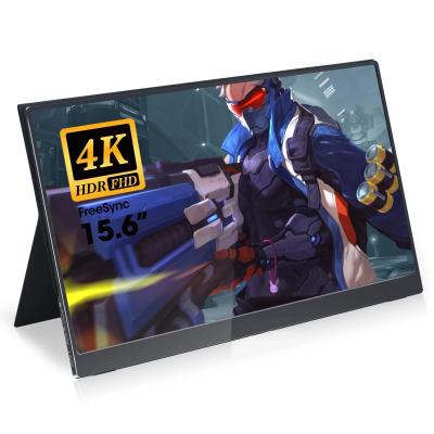 Китай 1080P WIFI Мобильный дисплей USB IPS 4K 144hz портативный монитор с батареей 15.6 дюймовый сенсорный экран продается