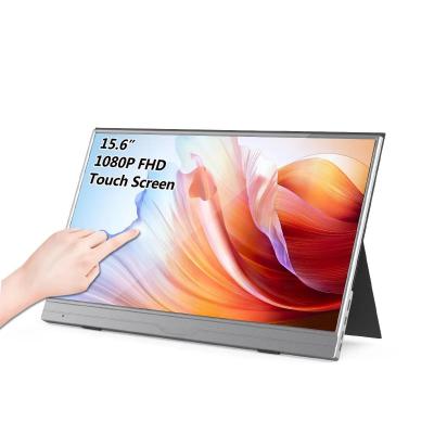 China 15.6 Inch 250nits FHD LCD Touch Display Type C Portable Touch Screen Monitor For Laptop for sale