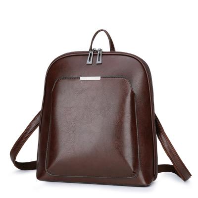 China Backpack new fashion women bagpack PU leather backpack women school bag for sale