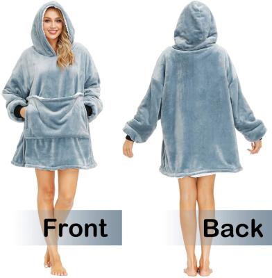 China OEM Flame Retardant Oversized Comfortable Hoodie Cover Wearable Sweatshirt Cover With Sleeves for sale