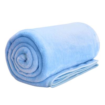 China PORTABLE Fleece Throw Blanket Super Soft Fluffy Blanket Polyester Coral Fleece Blanket Queen Size for sale