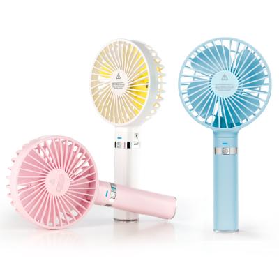 China 1800mAh Handy Mini Fan Portable Rechargeable Mini Fan Power Bank Battery Charger Tabletop Fan for sale