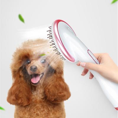 China Sustainable Multifunctional Electronic Dog Brush Pet Grooming Comb Blow Dryer With Comb for sale