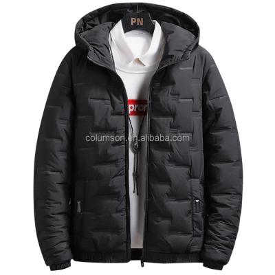 China 2021 Winter Fashion Men's Bubble Jacket Stripper Jacket Men's Anti-Wrinkle Warm Winter Outerwear Padded Coats For Men for sale