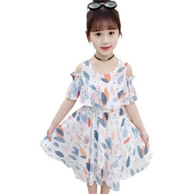 China Anti-wrinkle New Arrival Kids Clothing Summer Lovely Cherry Dress Baby Casual Dress For 3-8 Years for sale