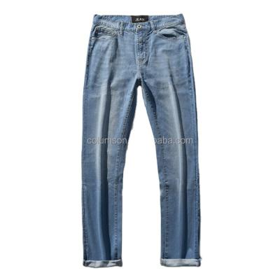 China Womens Breathable Jeans Ready To Board Fashion Pantalones Skinny Light Blue Denim Pants for sale