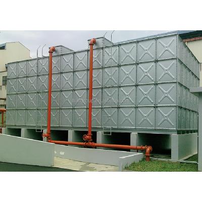 China Hot Dipped Galvanized Steel Hotels Water Tank For Rainwater Collection Underground for sale