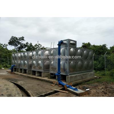 China High Quality Drinking Water Spray Paint Steel Square Water Storage Tank 1000 Liter for sale