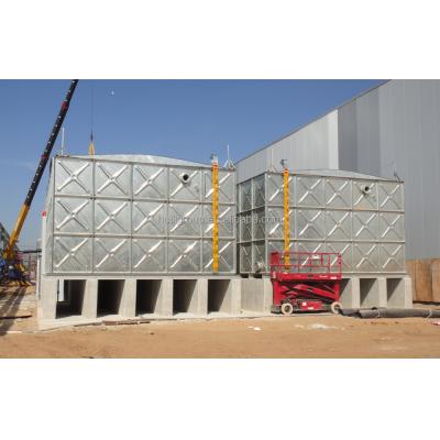 China Hot Dipped Galvanized Steel Drinking Water Tank Panel Price 5000 Liter Fire Fighting Water Panel Tank Price Gallon for sale