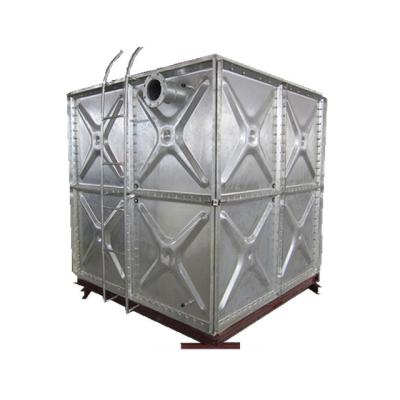 China Fire Fighting Fire Agriculture Hot Dipped Galvanized Pressed Steel Water Tank Or Industrial Water HDG Panel Water Storage Tank for sale