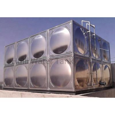 China Drinking Water Pressed SS 304 316 Stainless Steel Water Storage Tank for sale