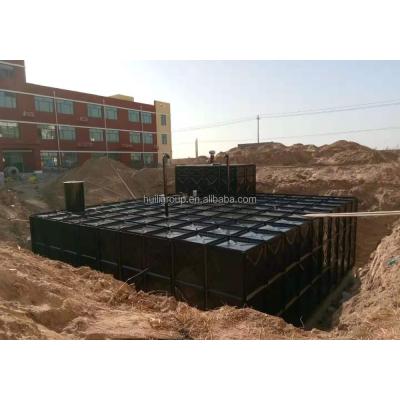 China Underground Hotels BDF GSC Reservoir Pressed Stainless Steel HDG Modular Water Storage Tank For Philippines for sale