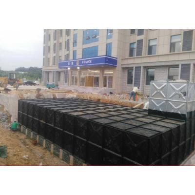 China Large Large Rectangular Bottom Drinking Water Tank Storage Tank For Rainwater GSC BDF Modular Water Tank for sale